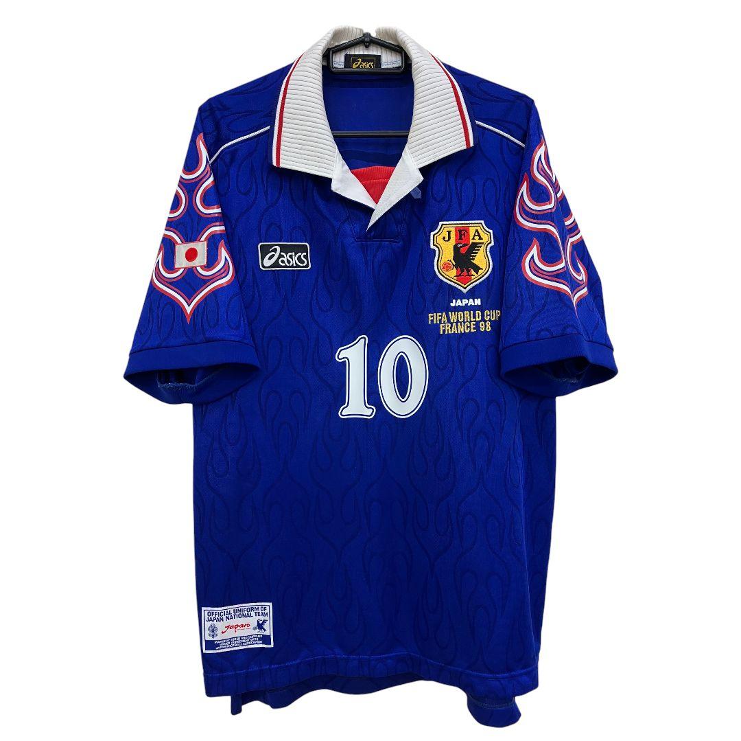 1998 日本代表　名波浩　アシックスオフィシャル　当時物ユニフォーム