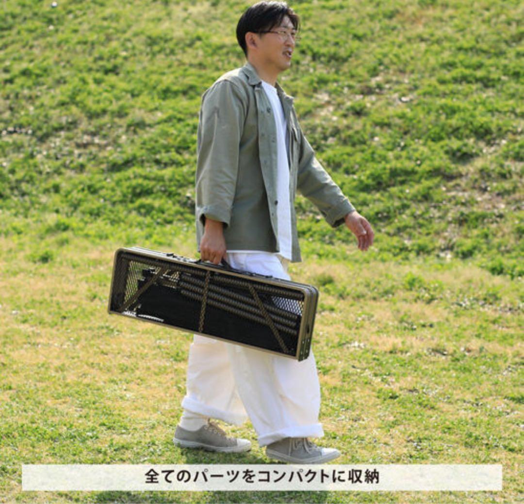 キャンプ｜折りたたみ フルメッシュキッチンテーブル｜クイックキャンプ