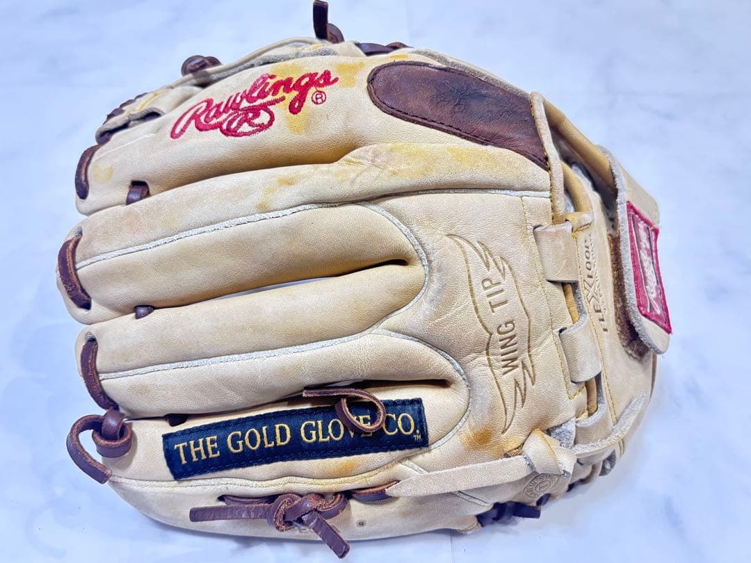 【良好】ローリングス 軟式 内野手用グローブ 大人用　11 3/4インチ