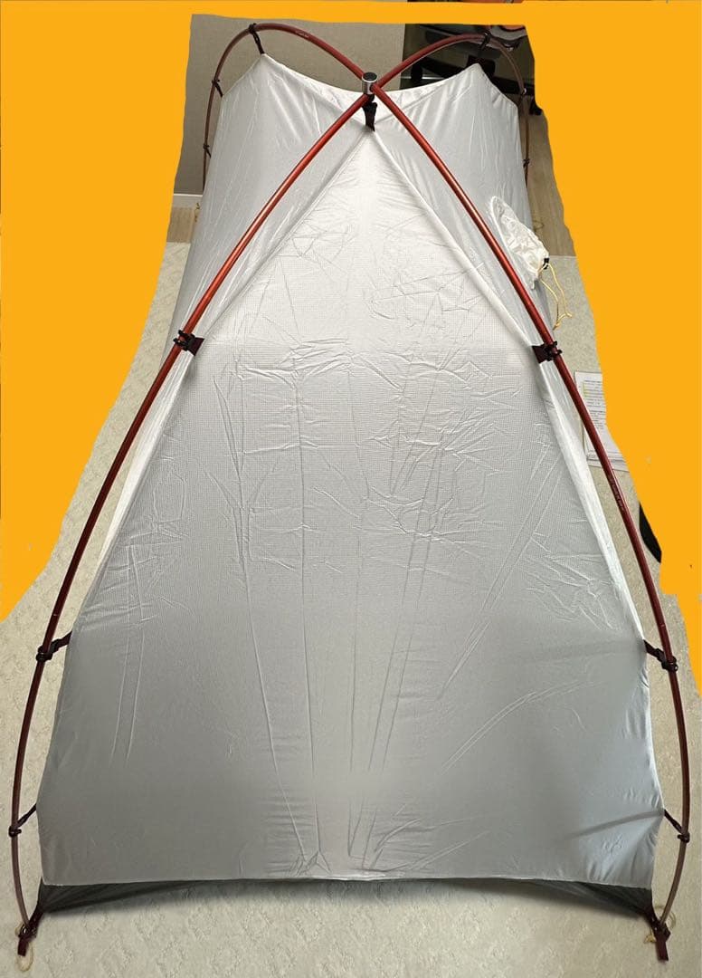 【美品•3回使用】mont-bell テント 2人用 イエロー