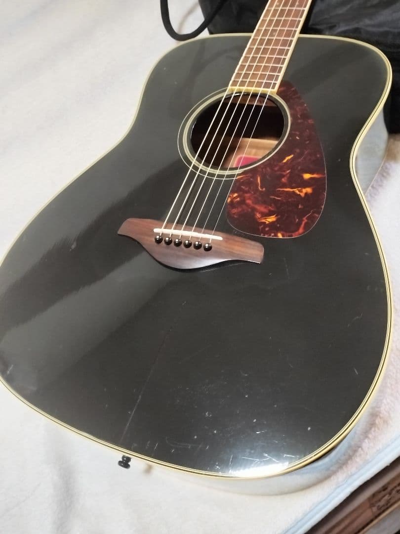 YAMAHA FG-720S BL TOP単板 ケースオマケ多数付き 難あり