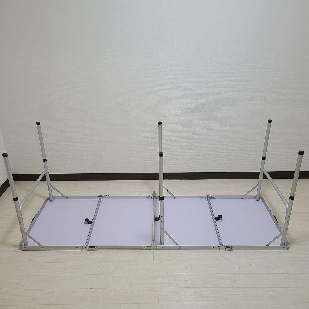 折りたたみロングテーブル 2台セット180×60cm キャンプ アウトドア