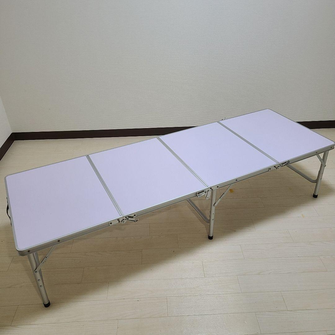 折りたたみロングテーブル 2台セット180×60cm キャンプ アウトドア