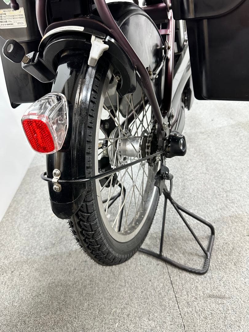 ヤマハパスKISS 子供乗せシート付き電動自転車　大型フロントカゴあり　お買い得