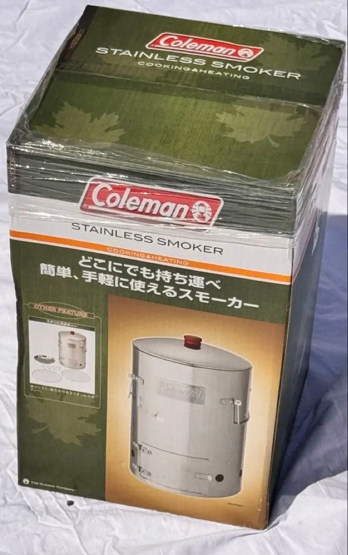 【未使用品】コールマン ステンレススモーカー 燻製器 Coleman