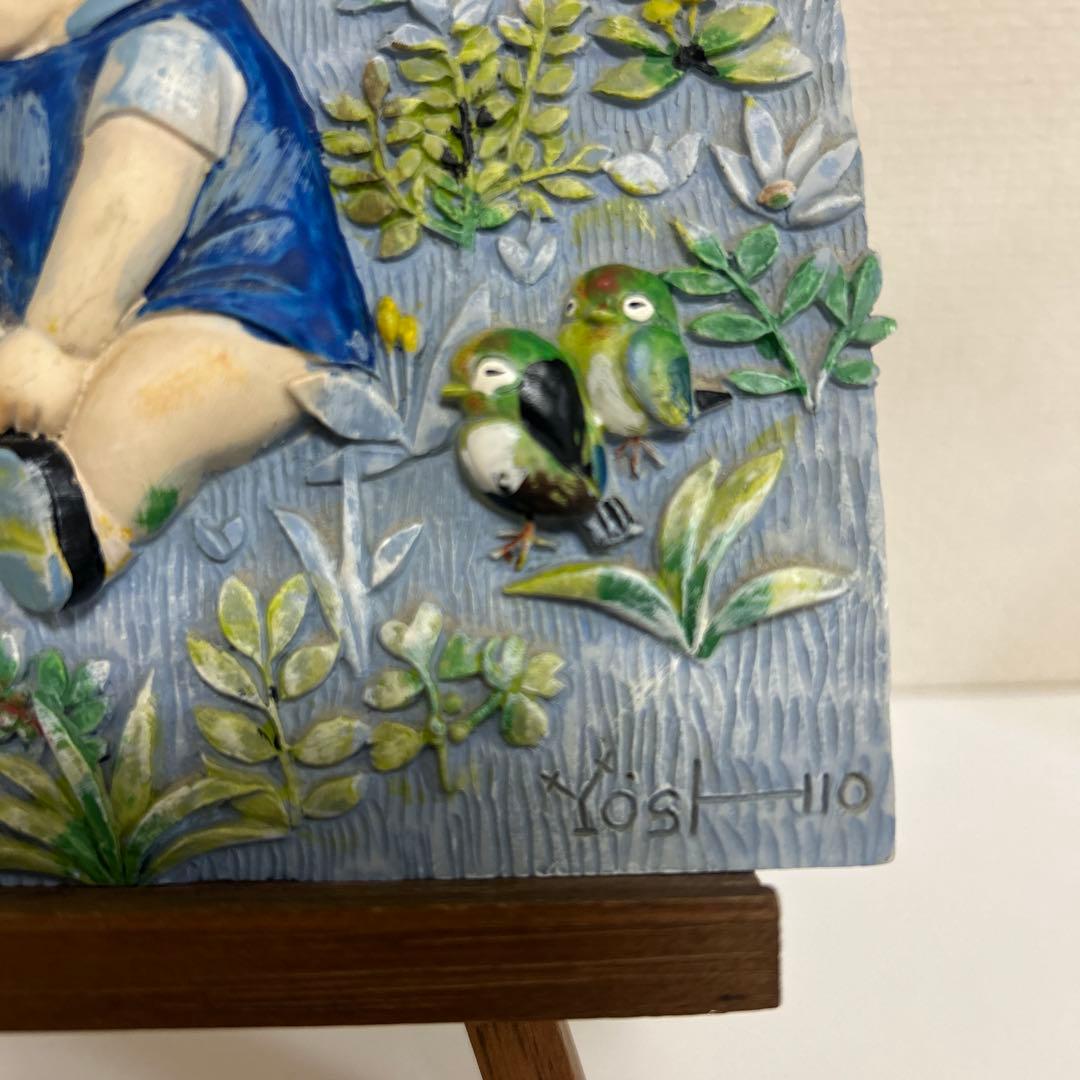 画家　足立美術館　動画の世界　林義雄　陶板　スタンド付き