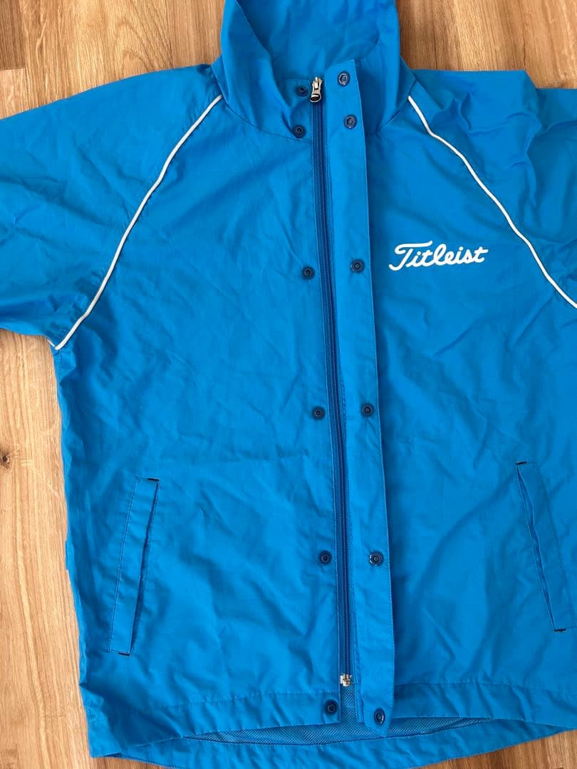 タイトリストTitleist レインウェアセット Lサイズ 青