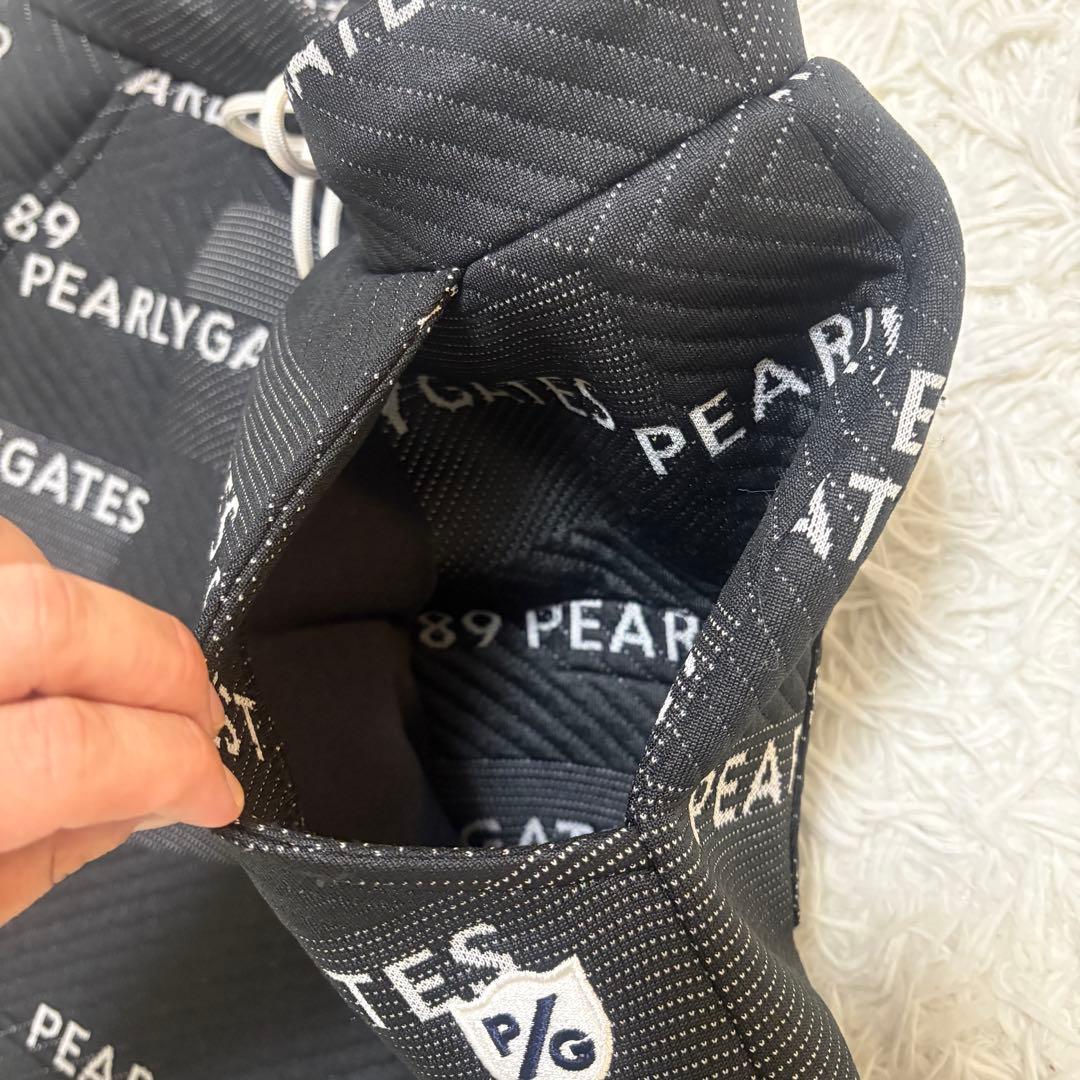 美品✨PEARLYGATES パッチワークパフブリスター ロゴボーダー スカート