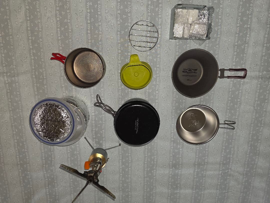 アウトドア食器セット ストーブ付き