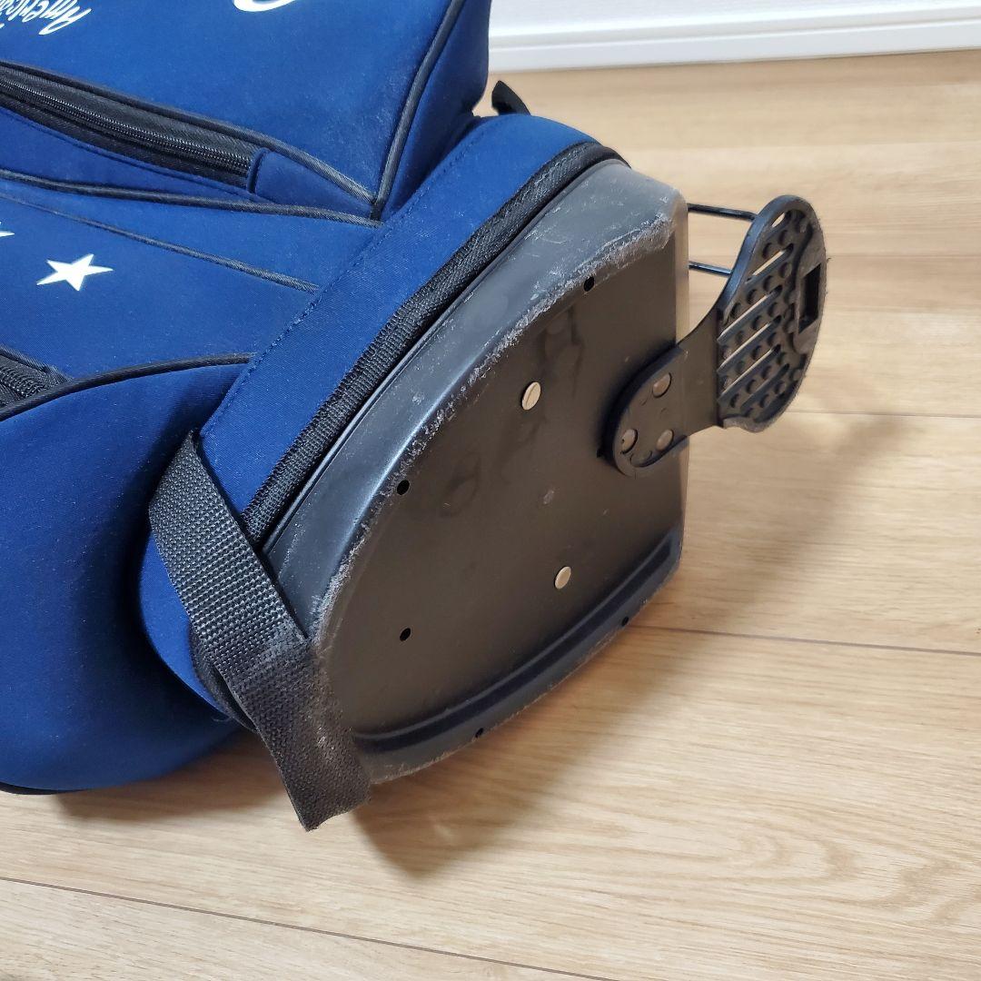 BLUE TEE GOLF ネイビーキャディバッグ　スタンドタイプ