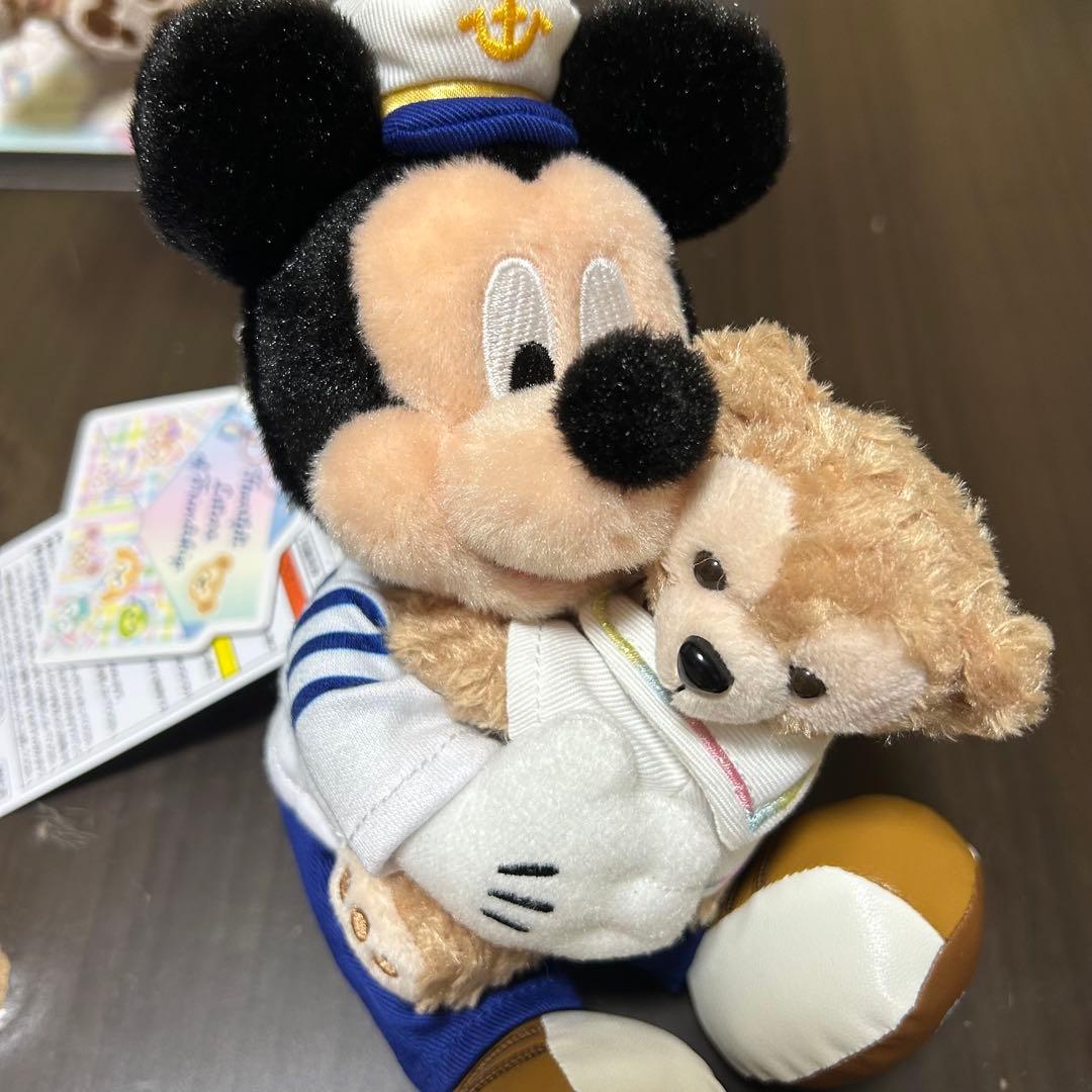 ミッキー ぬいぐるみバッジ ハートフェルト・レターズ・オブ・フレンドシップ