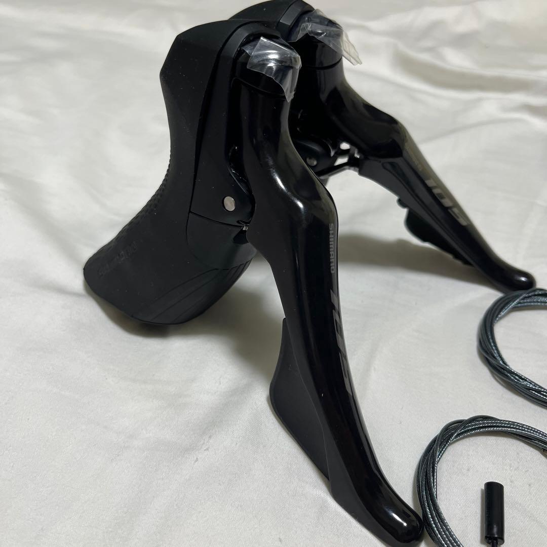 ST-R7000 Shimano 105 シフター ブラック ケーブル付