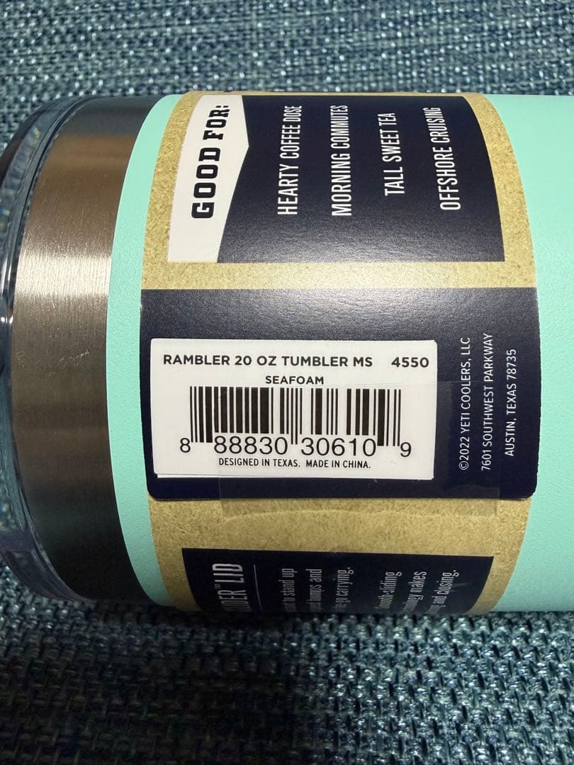 【新品】YETI イエティ20oz タンブラー SEAFOAM