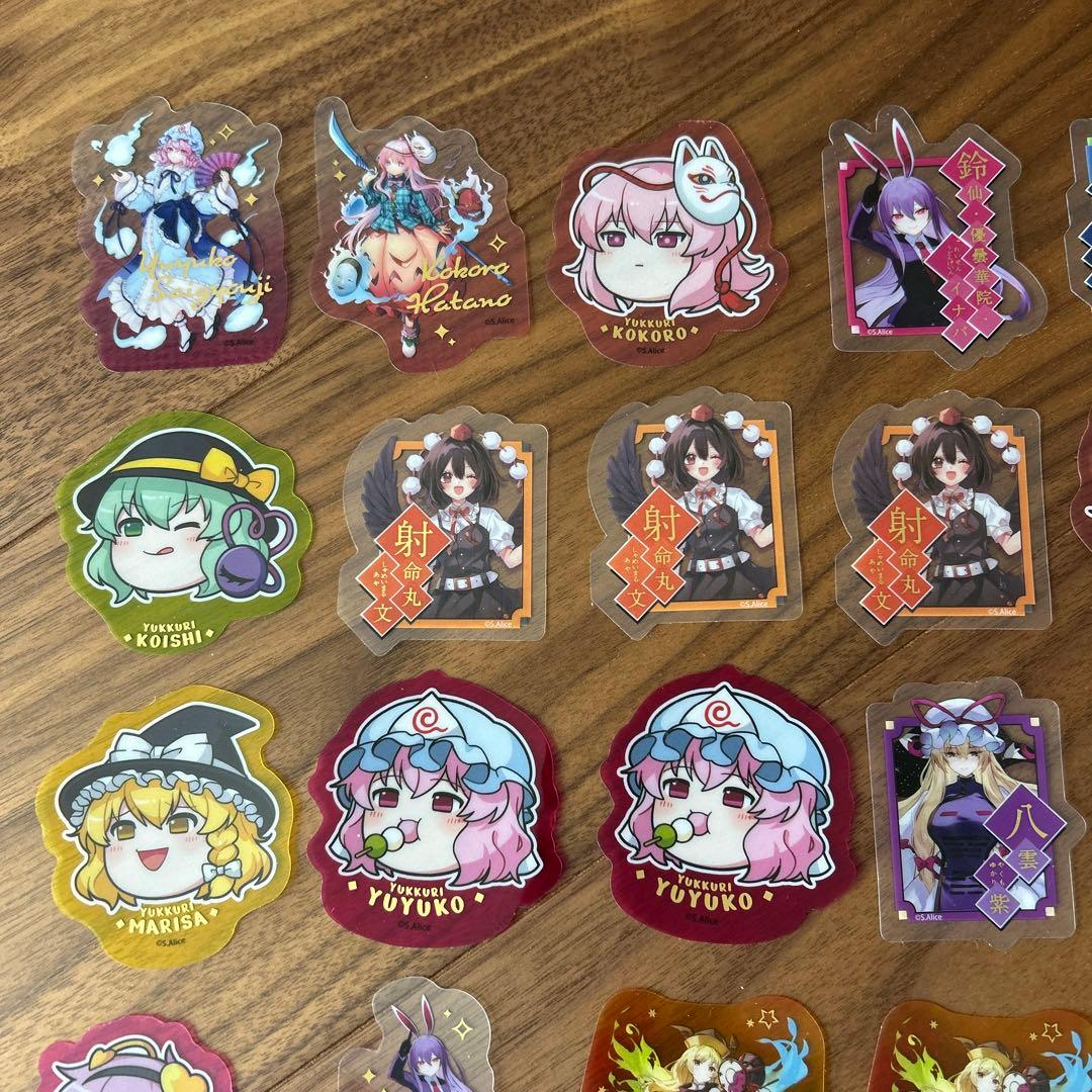 東方project ステッカー　52枚まとめ売りセット　美品
