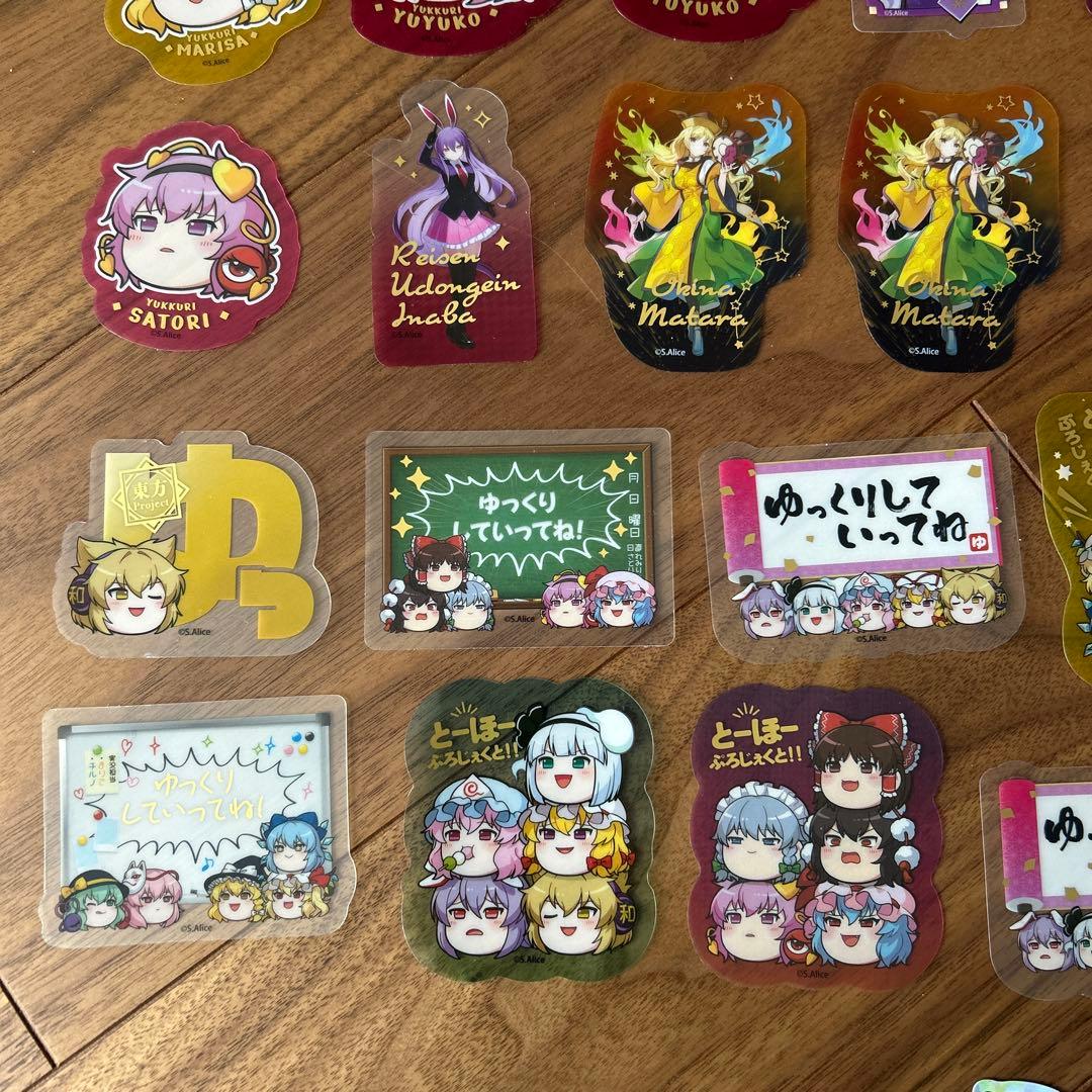 東方project ステッカー　52枚まとめ売りセット　美品