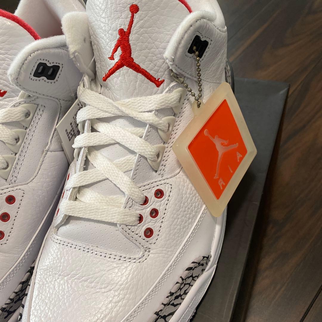 Air Jordan 3 ホワイト/レッド