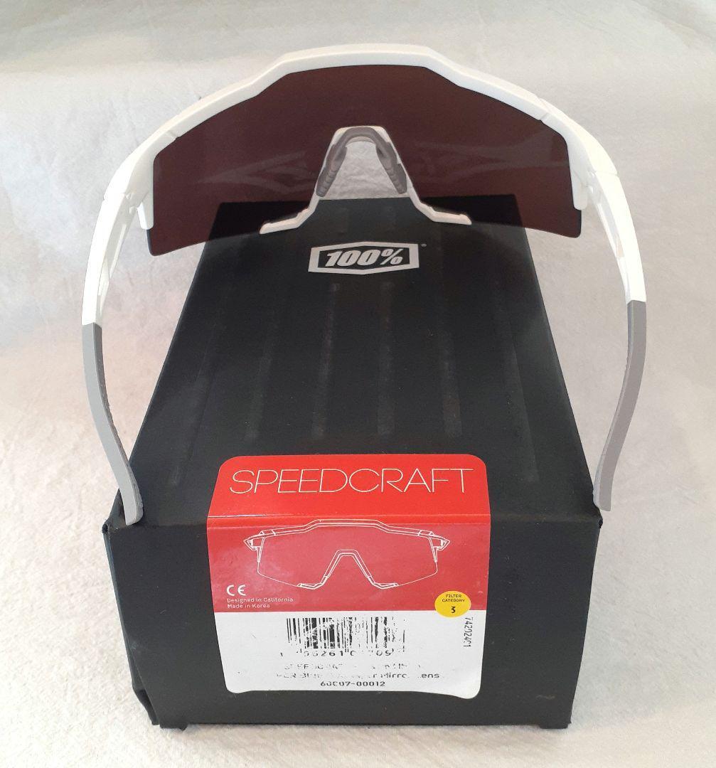100％ Speedcraft ホワイト ブルー ワンハンドレッド