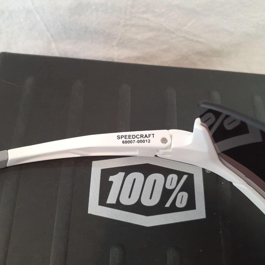 100％ Speedcraft ホワイト ブルー ワンハンドレッド