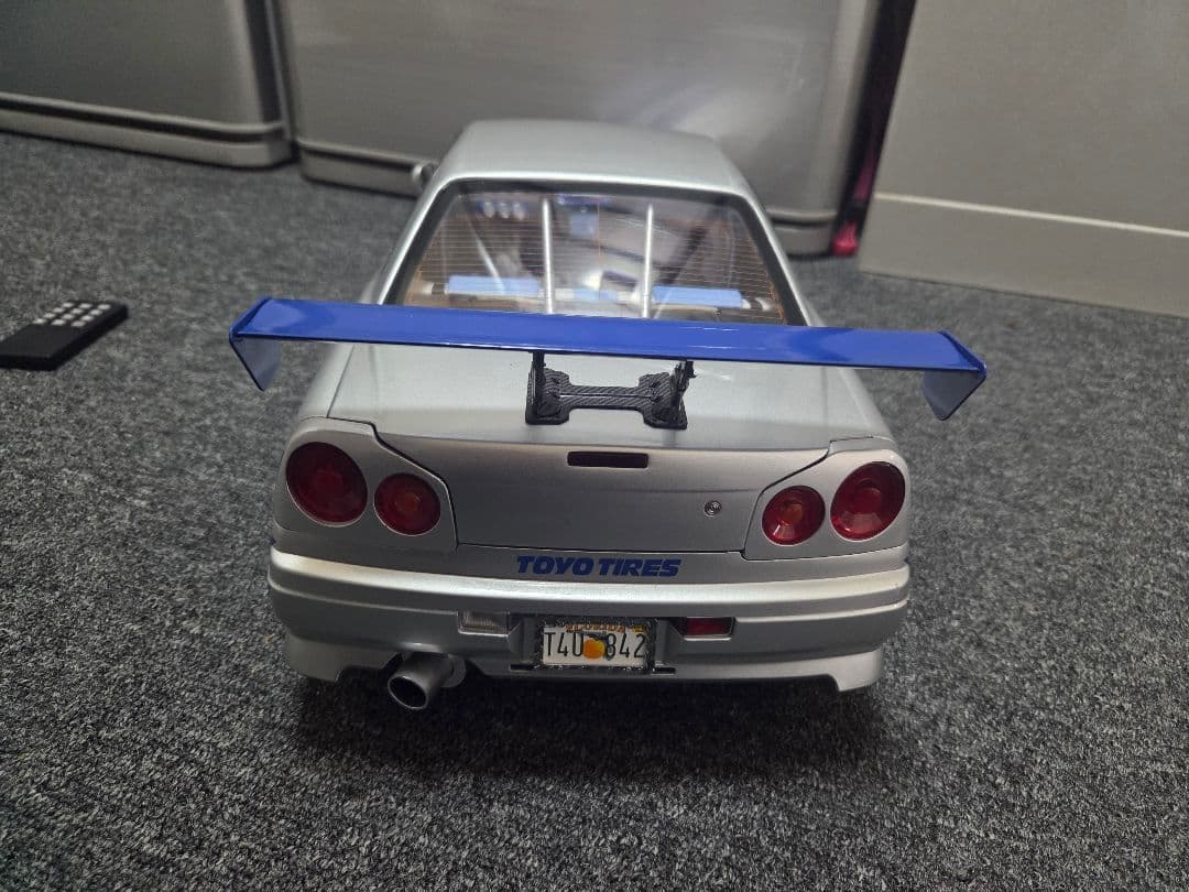 ★現状品★デアゴスティーニ ワイルドスピード R34 GTR 完成品