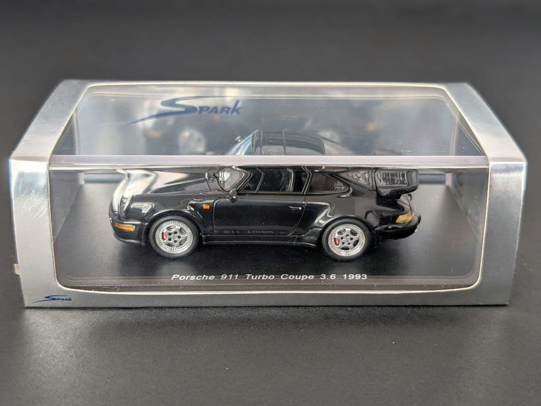 スパーク 1/43 ポルシェ 911 ターボ クーペ 3.6 1993 ブラック