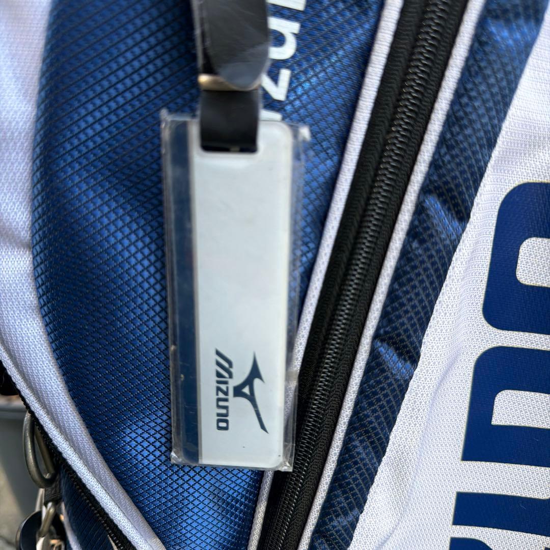☆中古品【MIZUNO/ミズノ/スタンド式キャディーバッグ】９型/ミズノブルー☆