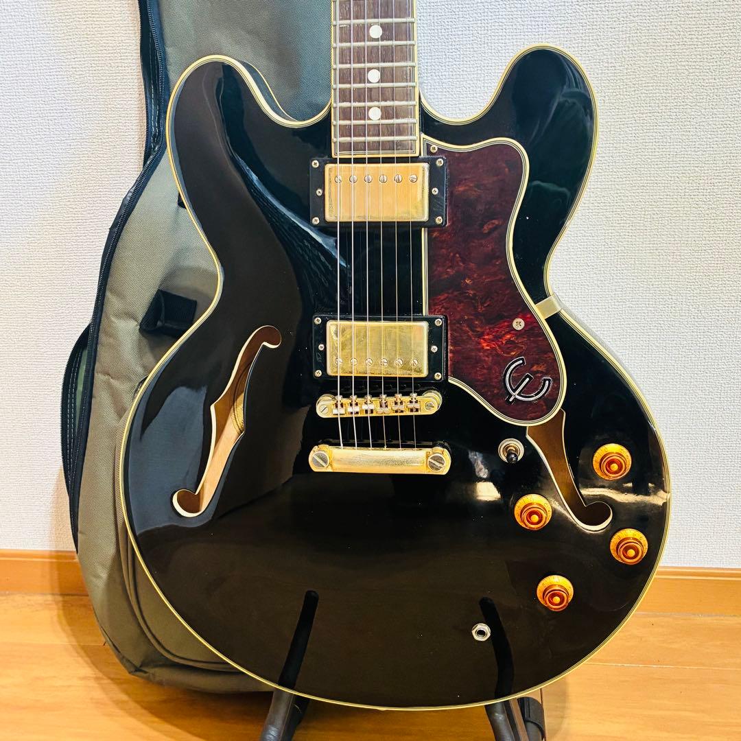 Epiphone Sheraton-II Pro【動作確認済】ブラック セミアコ