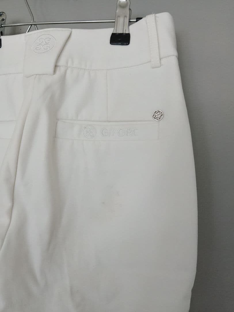 G/FORE ホワイト スリムフィットパンツ