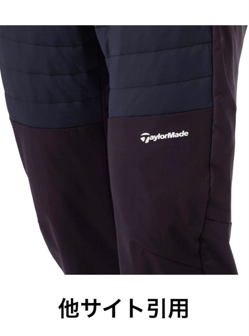 TaylorMade メンズ ゴルフパンツ 黒　サイズＯ