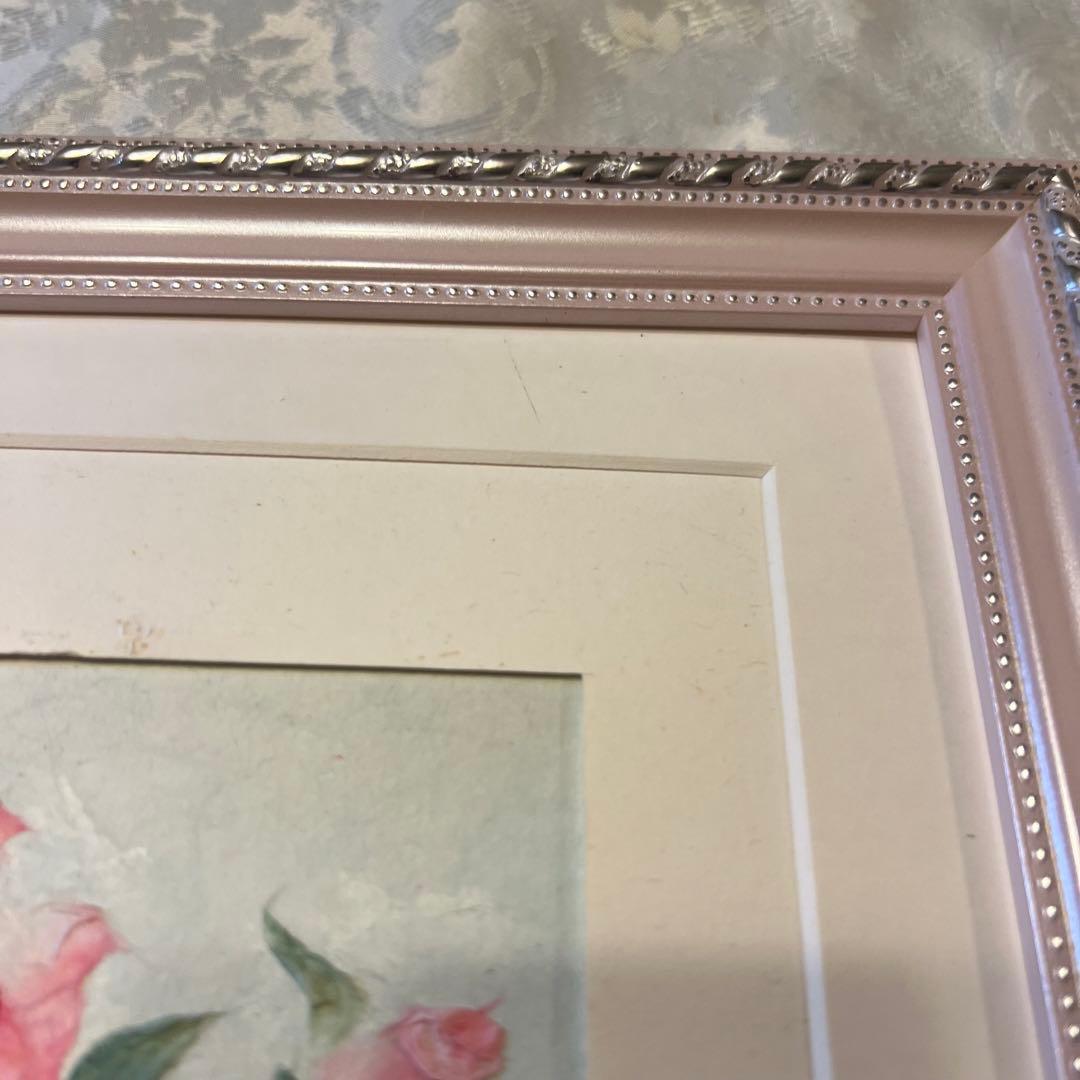 【大幅値下げ】和紙ちぎり絵『薔薇』