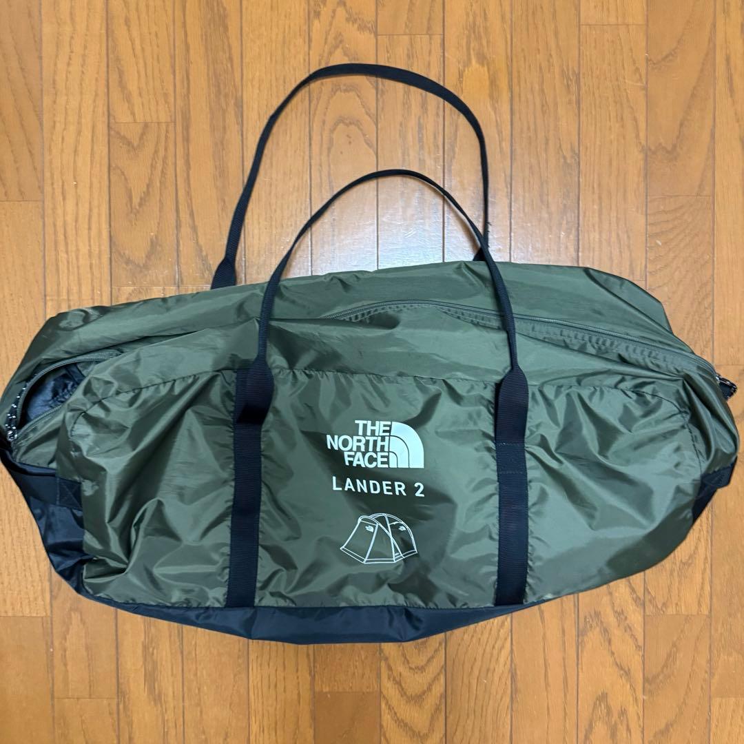 【美品】THE NORTH FACE LANDER 2 ニュートープグリーン