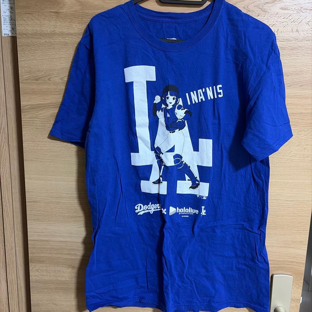 ドジャース × ホロライブ　限定コラボTシャツ　一伊那尓栖 Mサイズ
