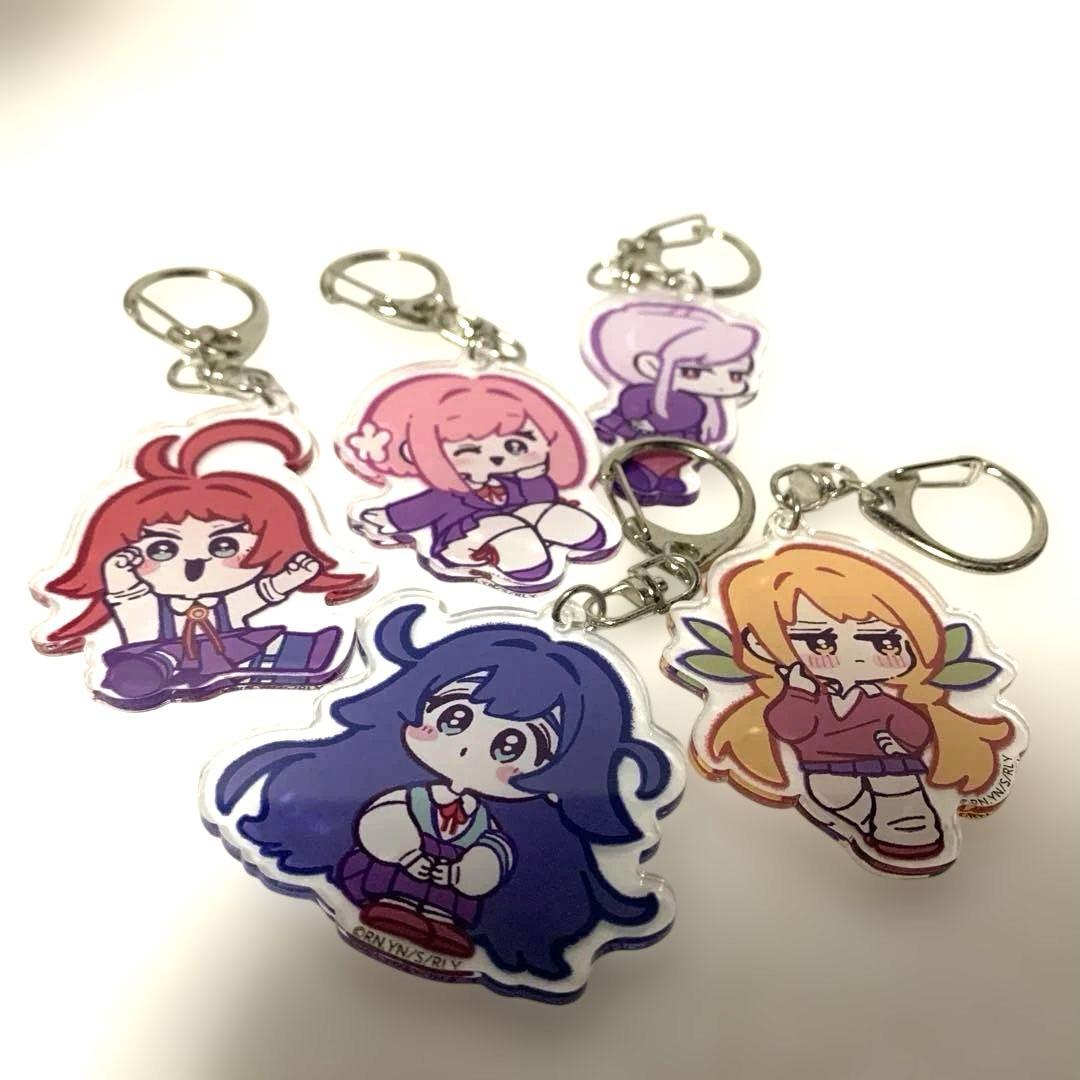 100カノ　100カノ展　エンディング　イラスト　キーホルダー　全種セット