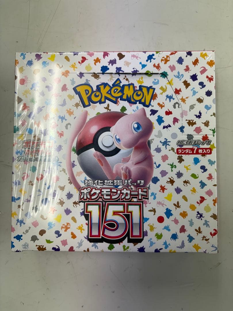 ※中央部箱潰れ有り　ポケモンカード　151 1box シュリンク付き