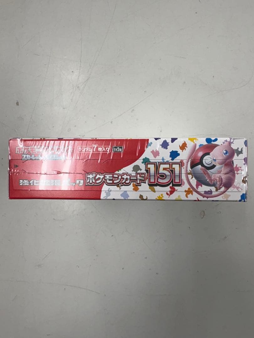 ※中央部箱潰れ有り　ポケモンカード　151 1box シュリンク付き
