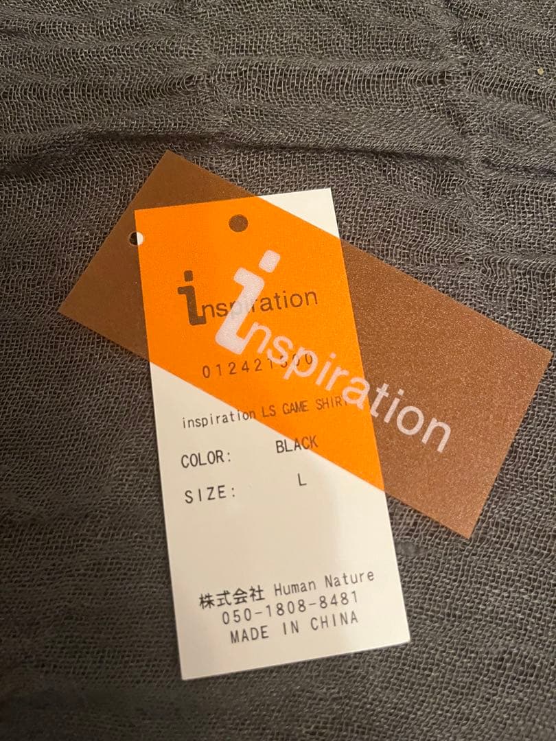 ラップスタアLEX着用 INSPIRATION GAME SHIRT/BLACK