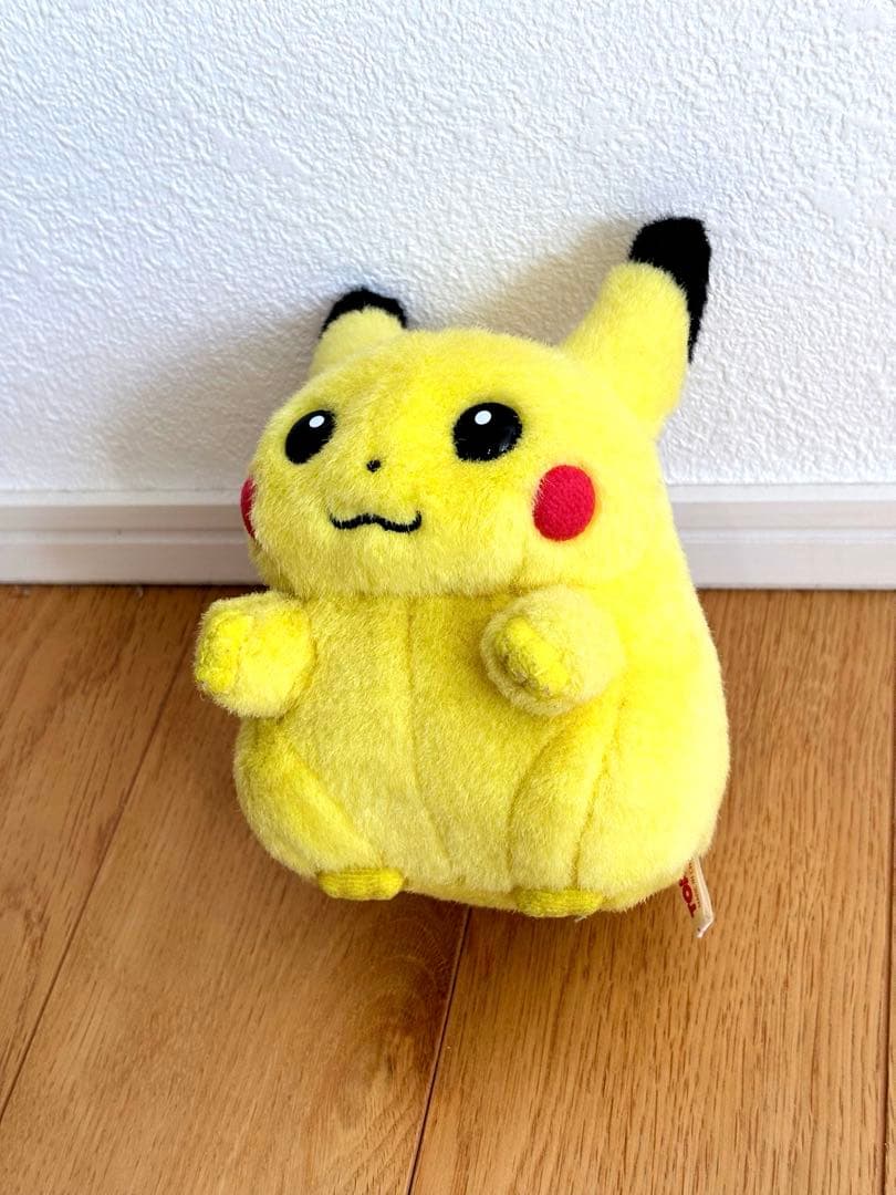 ピカチュウ ぬいぐるみ 初期 初期ピカ TOMY おなかを押すとなくヨ 当時物
