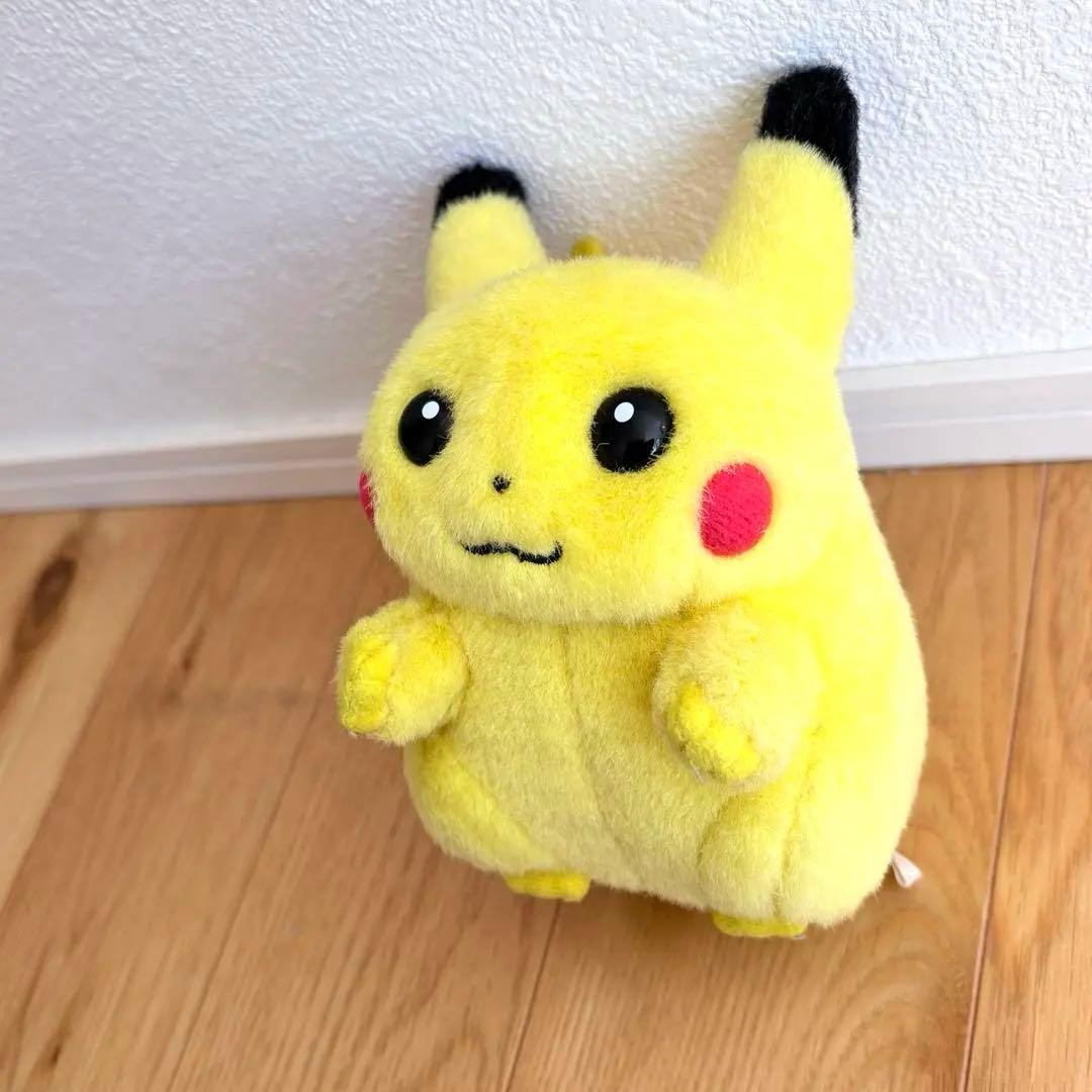 ピカチュウ ぬいぐるみ 初期 初期ピカ TOMY おなかを押すとなくヨ 当時物