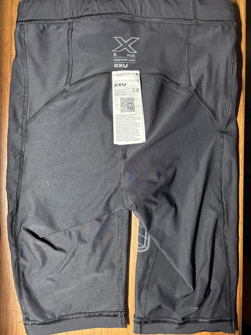 2XU メンズ ハーフタイツ S ブラック MCS RUN COMPSHORTS