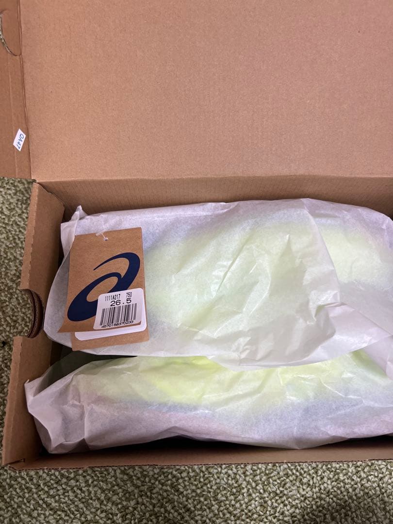 最終値下⭐️asics デスタッキkff イエロー　26.5