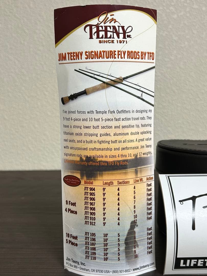 新品未使用　　JIM TEENY SIGNATURE FLY ROD