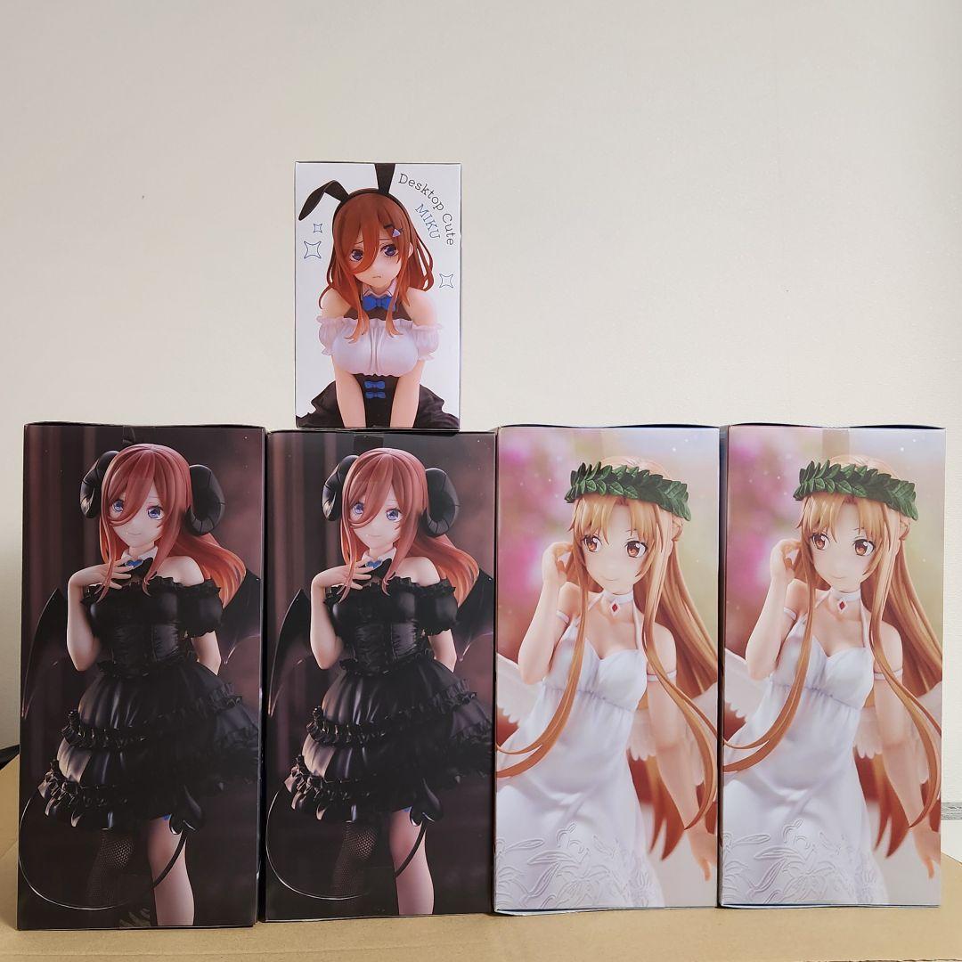 【新品未開封】五等分の花嫁 三玖 ソードアート・オンライン アスナ フィギュア