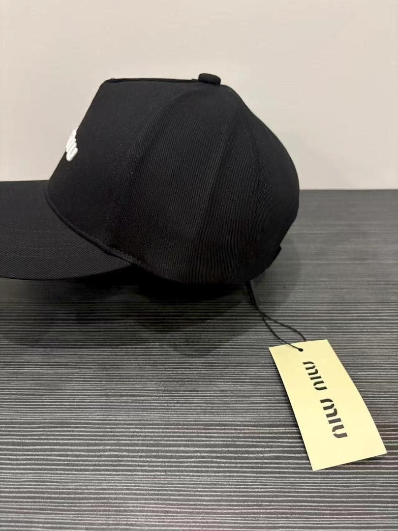 miu miu キャップ ブラック