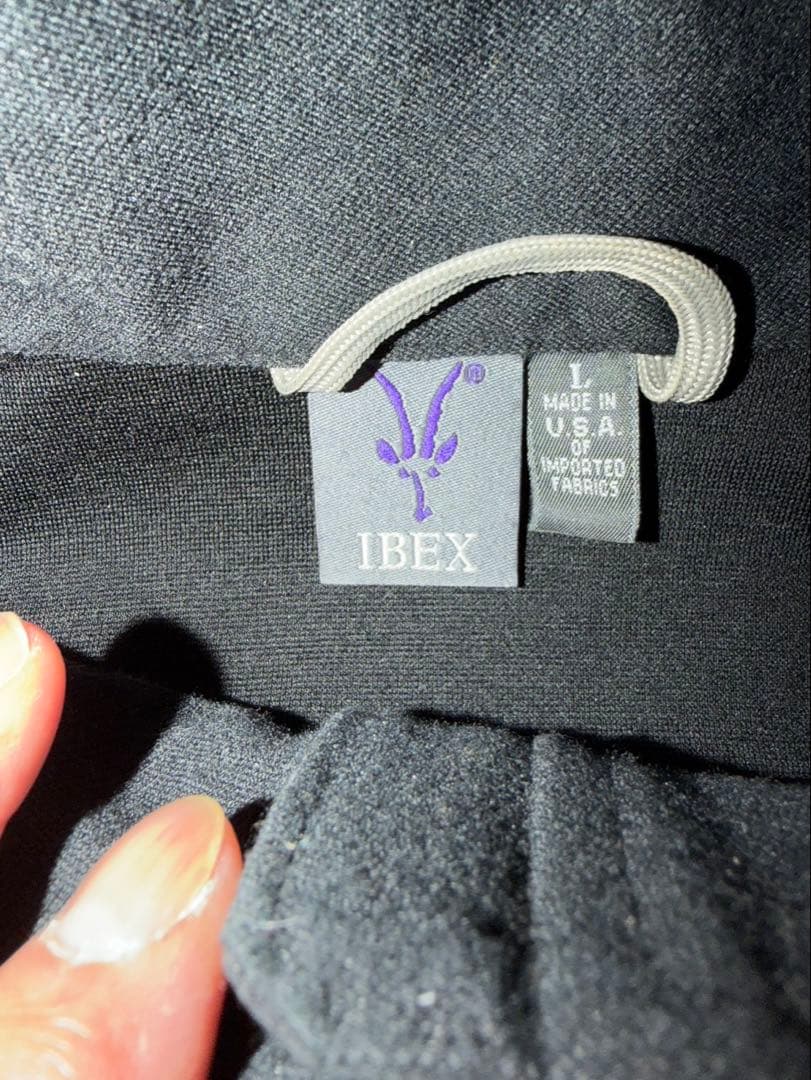 IBEX ibex アイベックス　usa製　サイクリングジャケット　黒　Ｌ