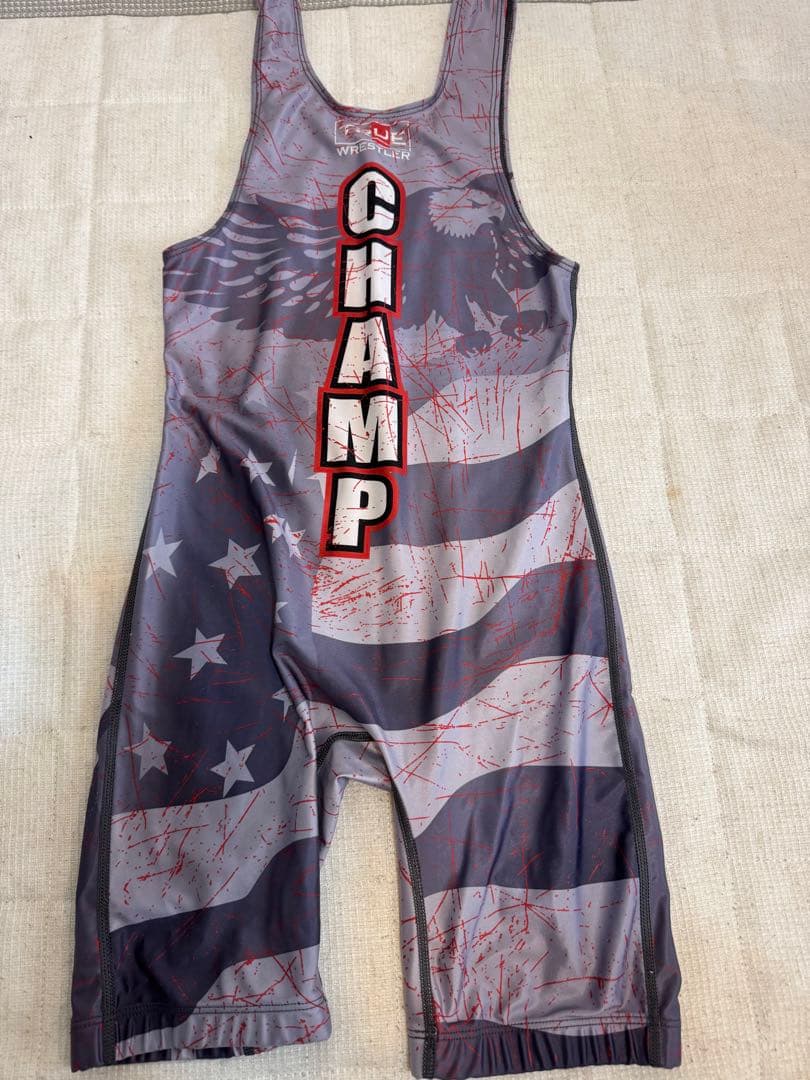 レスリング　シングレット　USA CHAMPION