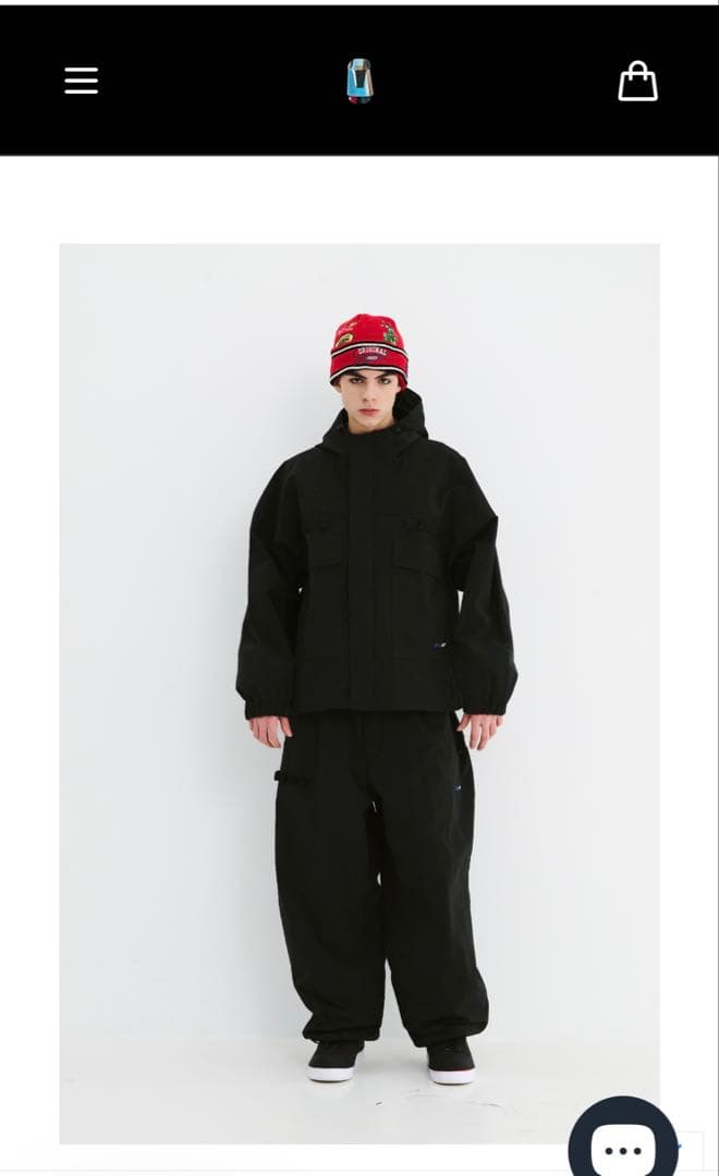 BSRABBIT スノーボードウェア パンツ XXL ブラック