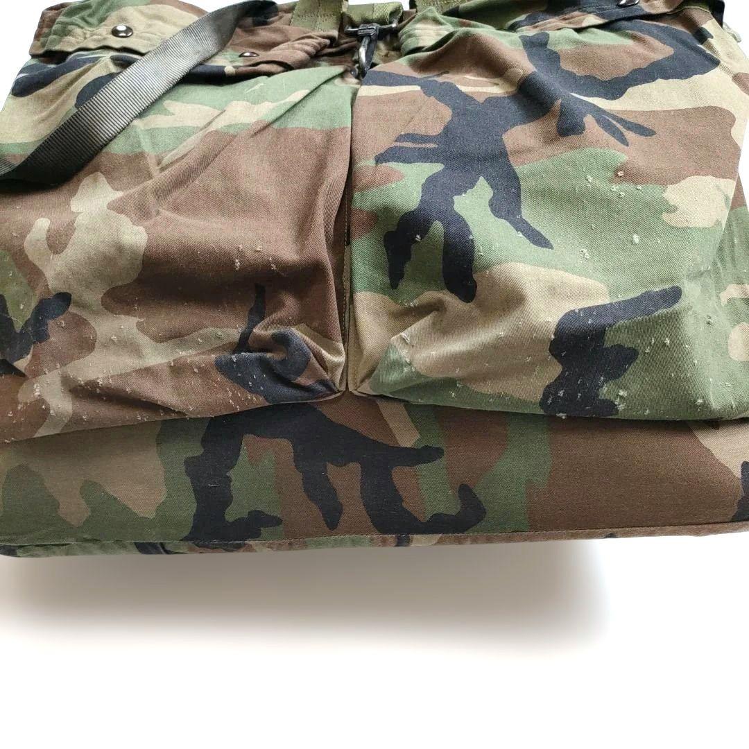 米軍 実物 HGU-56/P ウッドランドカモ 迷彩パイロット ヘルメットバック