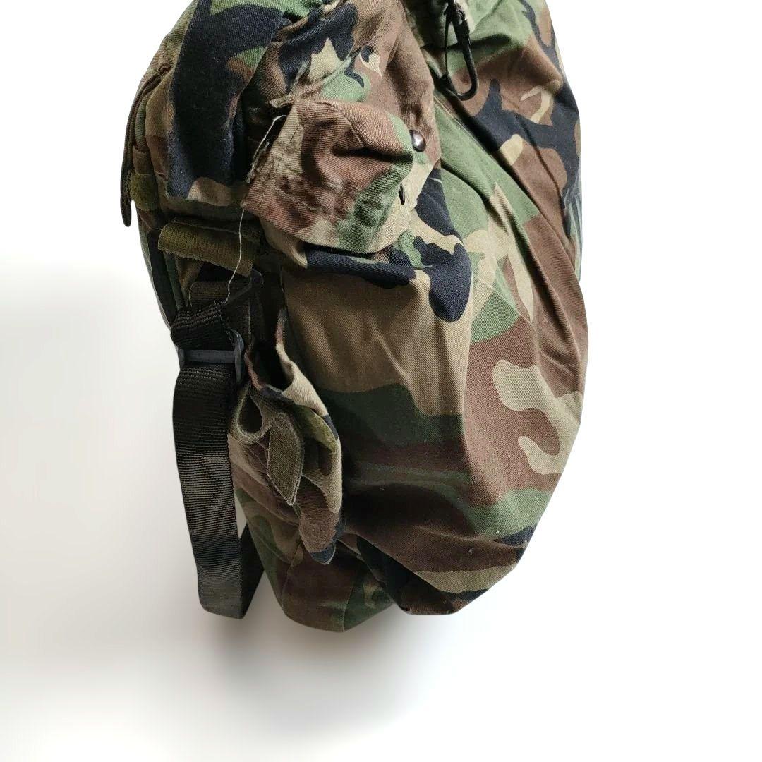 米軍 実物 HGU-56/P ウッドランドカモ 迷彩パイロット ヘルメットバック