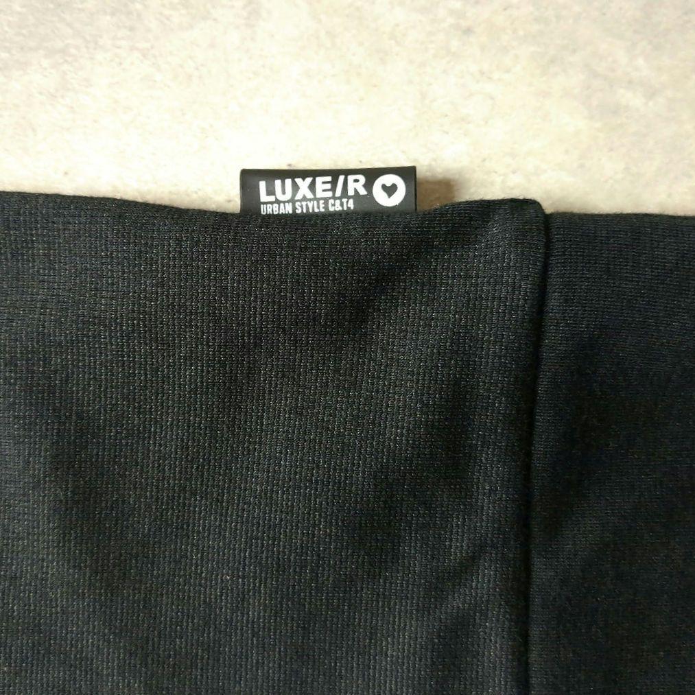 【完売品】　LUXE/R 　ラグジュ　メンズ　ゴルフシャツ 　М　半袖　ブラック