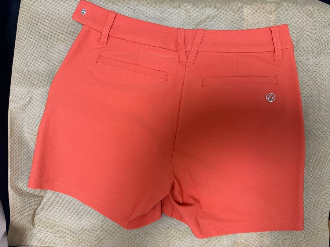 DESCENTE GOLF プリーツスカートSSオレンジショートパンツSS未使用