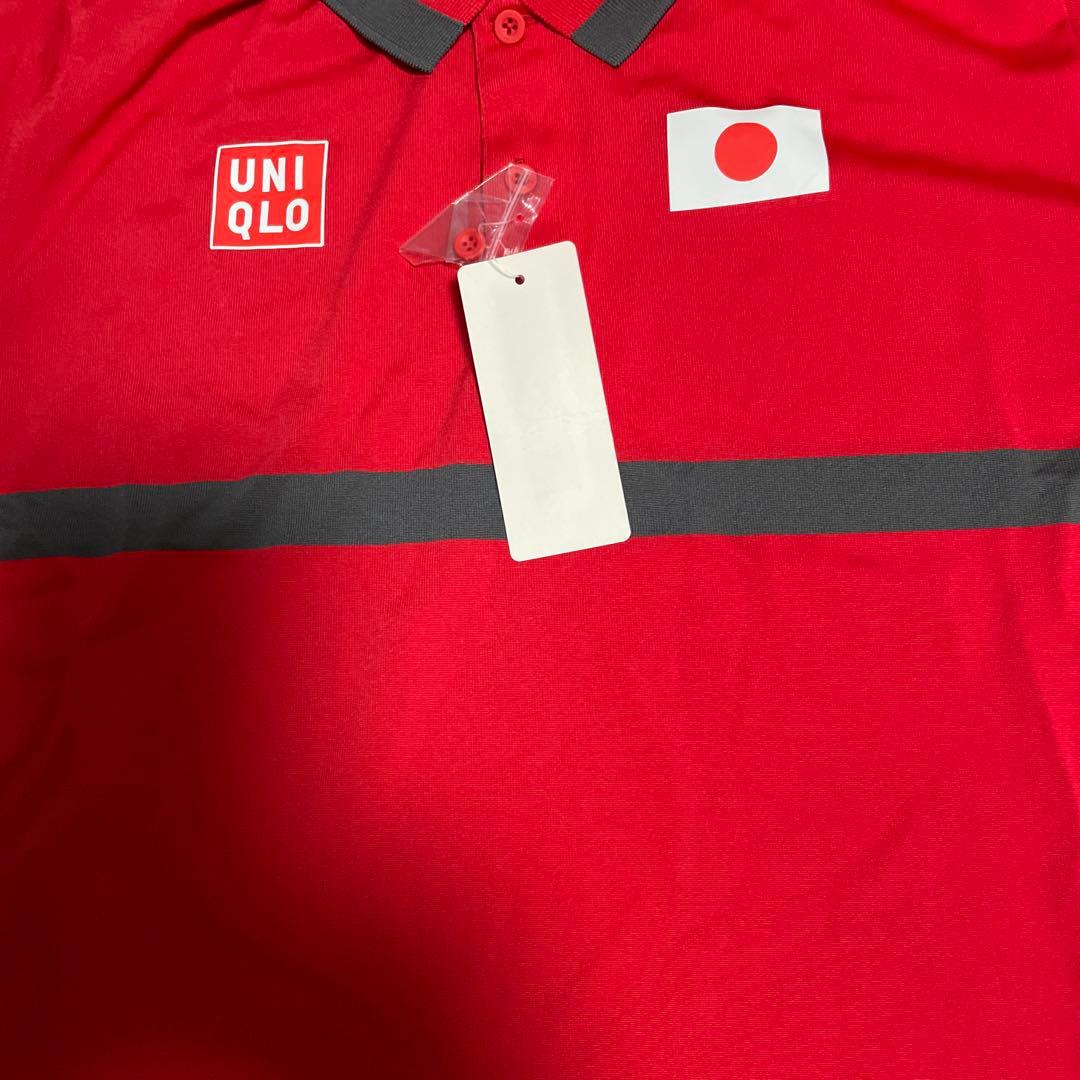 新品　UNIQLO　ユニクロ　テニス　錦織圭　ポロシャツ　ユニフォーム　日本代表